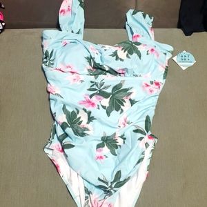 NEW One Piece Flower Piece Bathing Suit